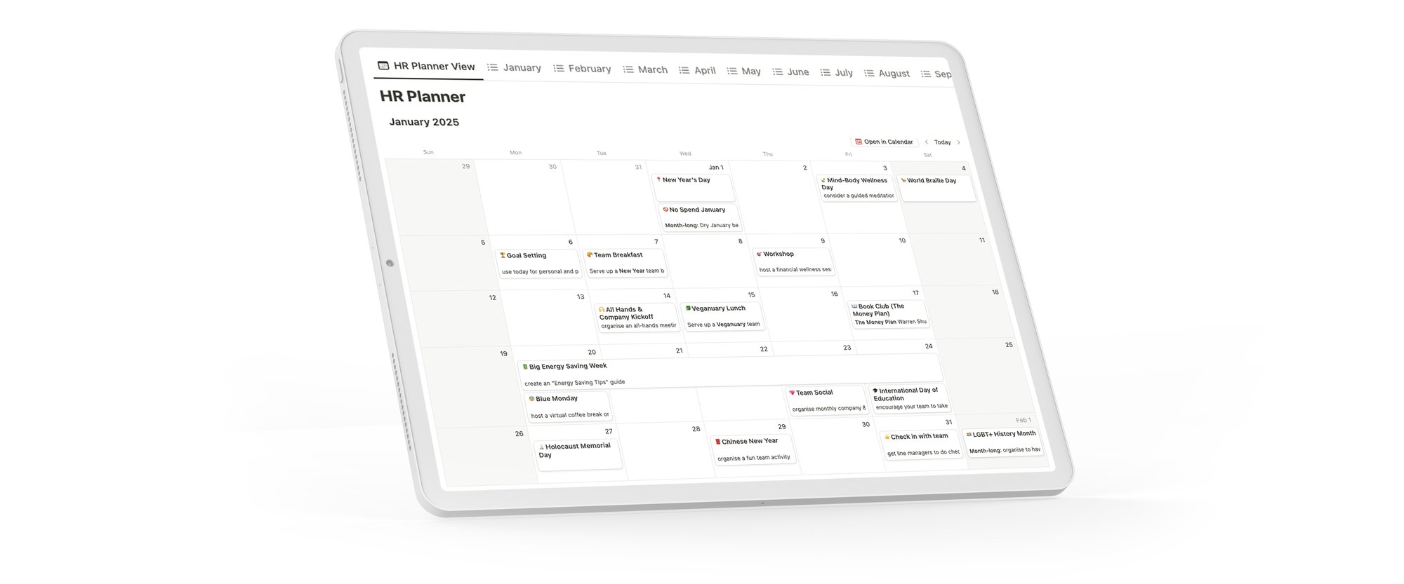 Planner-Ipad